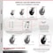 Service Caster 6 Inch Kingpinless Phenolic Wheel Caster Brakes 2 Swivel Locks SCC, 4PK SCC-KP30S620-PHR-SLB-BSL-2-SLB-2 - alternate 1
